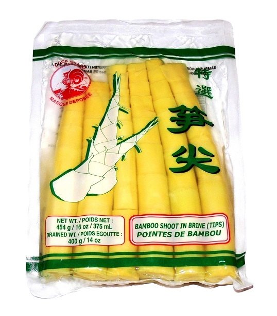 Germogli di bambù interi in salamoia - Cock brand 454 g.